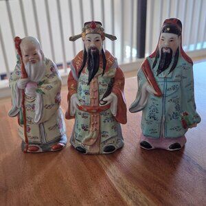 Chinese Gods of Fu Lu Shou figurine